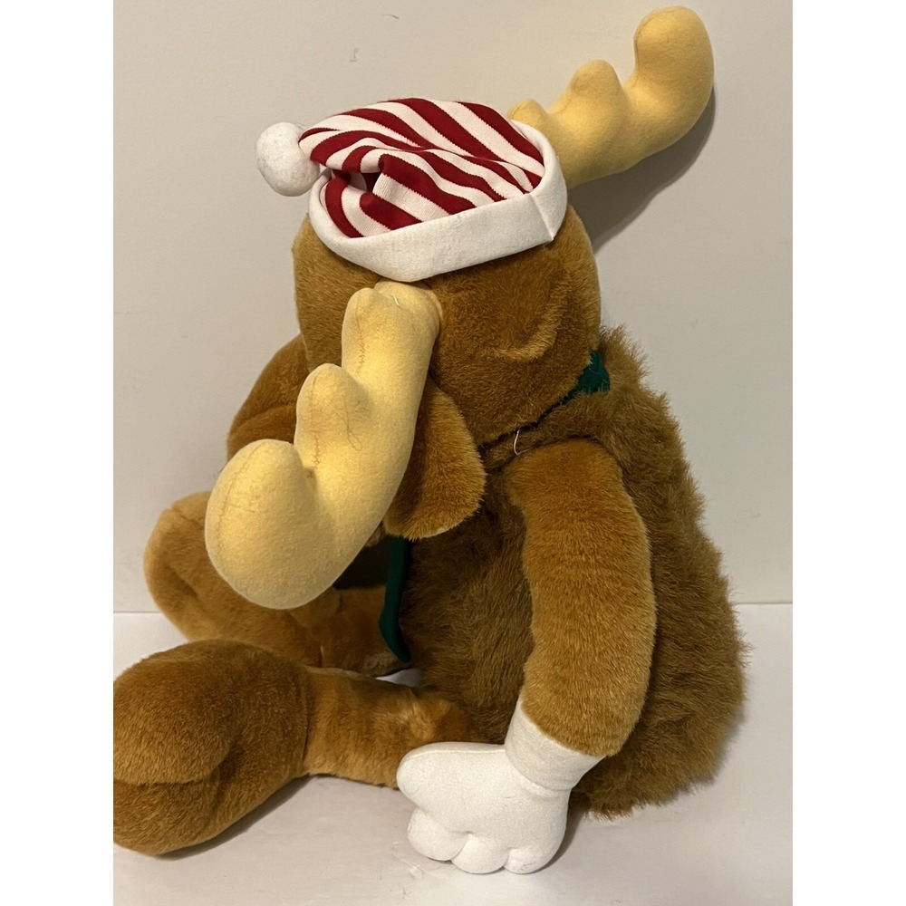 Bullwinkle Macys Christmas Holiday 1996 Rocky Plush Stuffed Toy  Vintage 24" - Picture 4 of 11